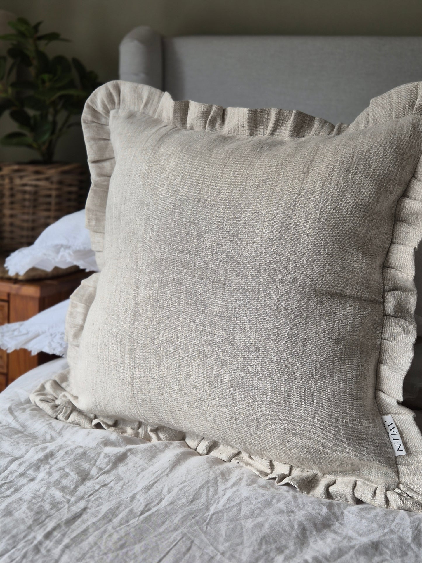 Rufflette Linen Cushion Cover | 2 colours available