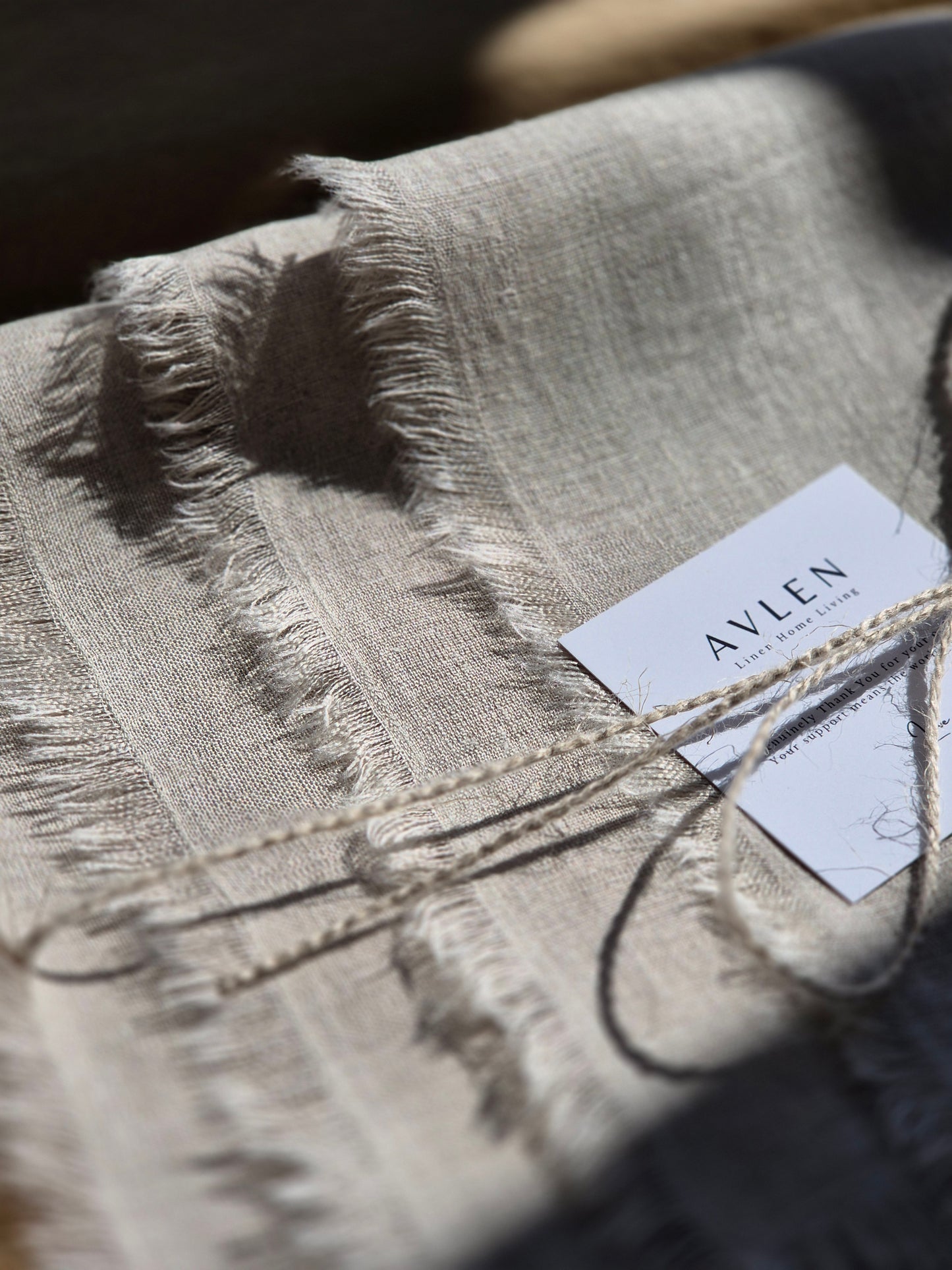 Linen Raw Edge Napkins | 21 colours - AVLEN