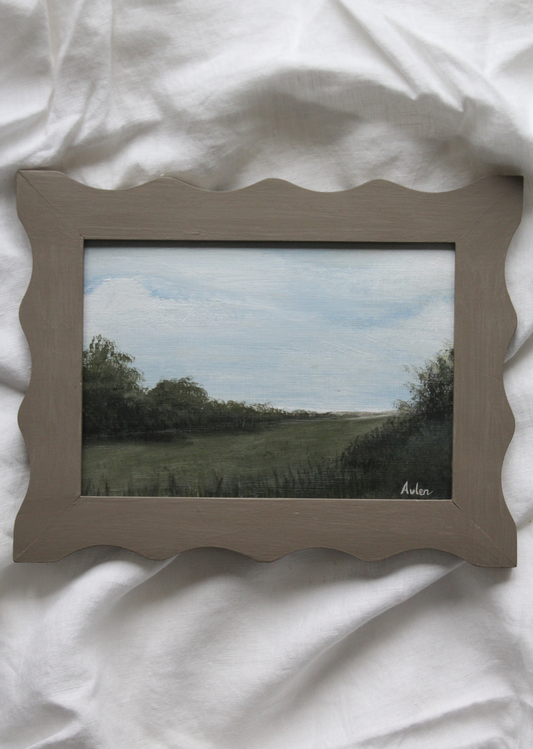 'A walk along the fairway' (Original acrylic painting) - AVLEN