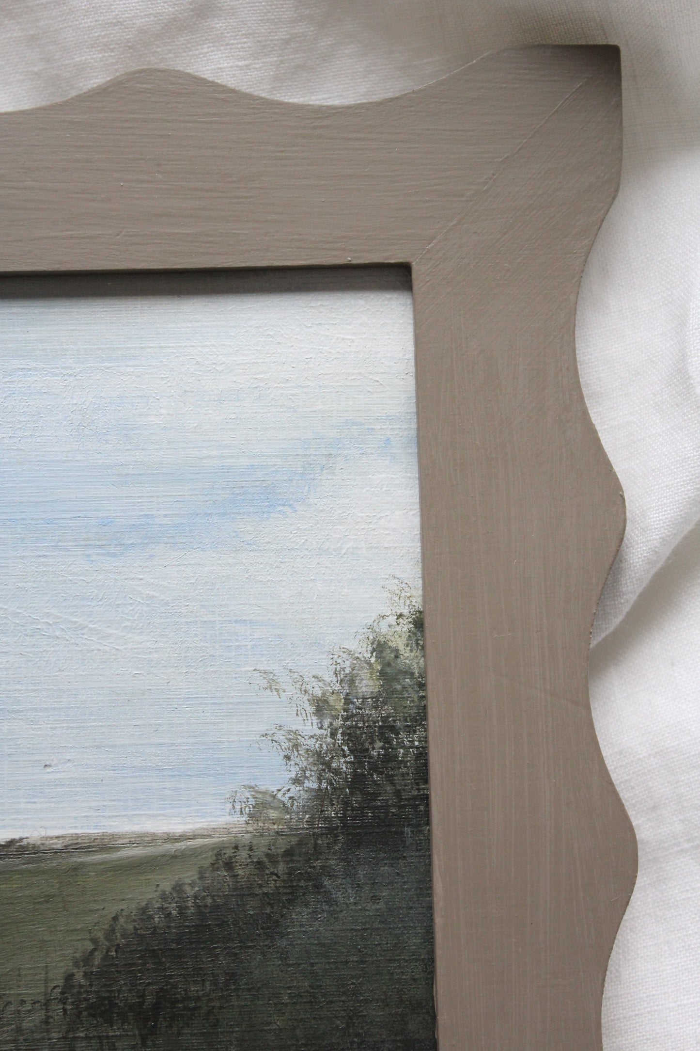 'A walk along the fairway' (Original acrylic painting) - AVLEN