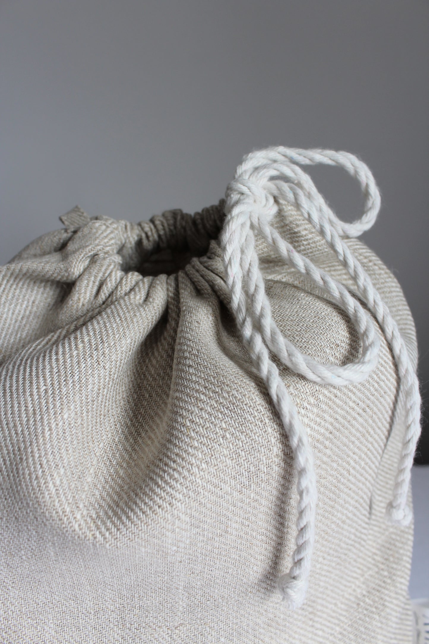 Drawstring Storage Bag | Oatmeal - AVLEN