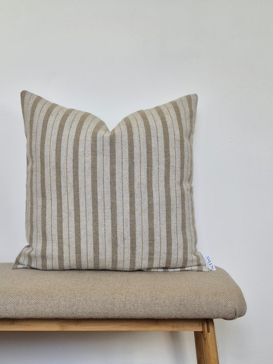 Freya Sand Linen Cushion Cover - AVLEN