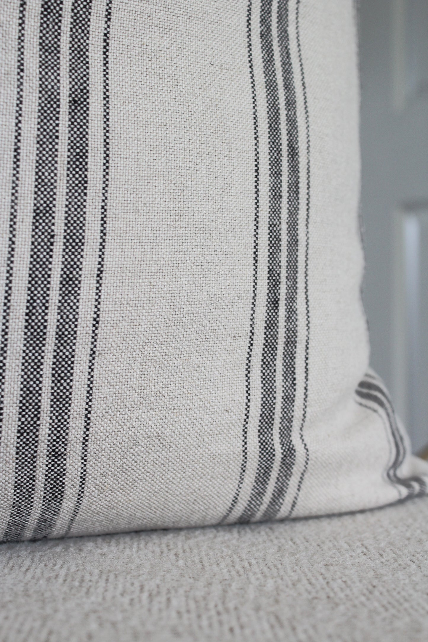 Fairmont Stripe Linen Cushion Cover - AVLEN