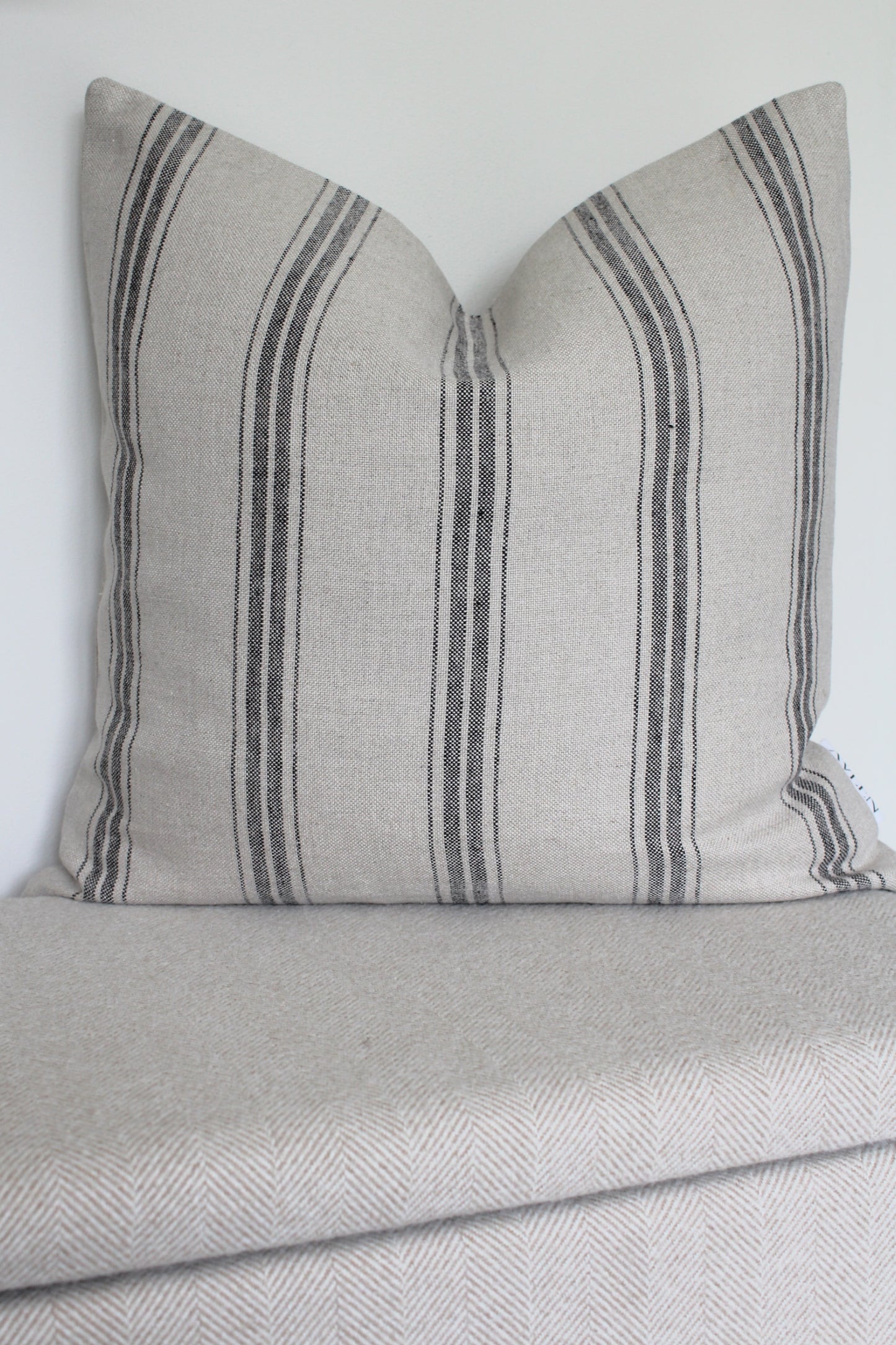 Fairmont Stripe Linen Cushion Cover - AVLEN