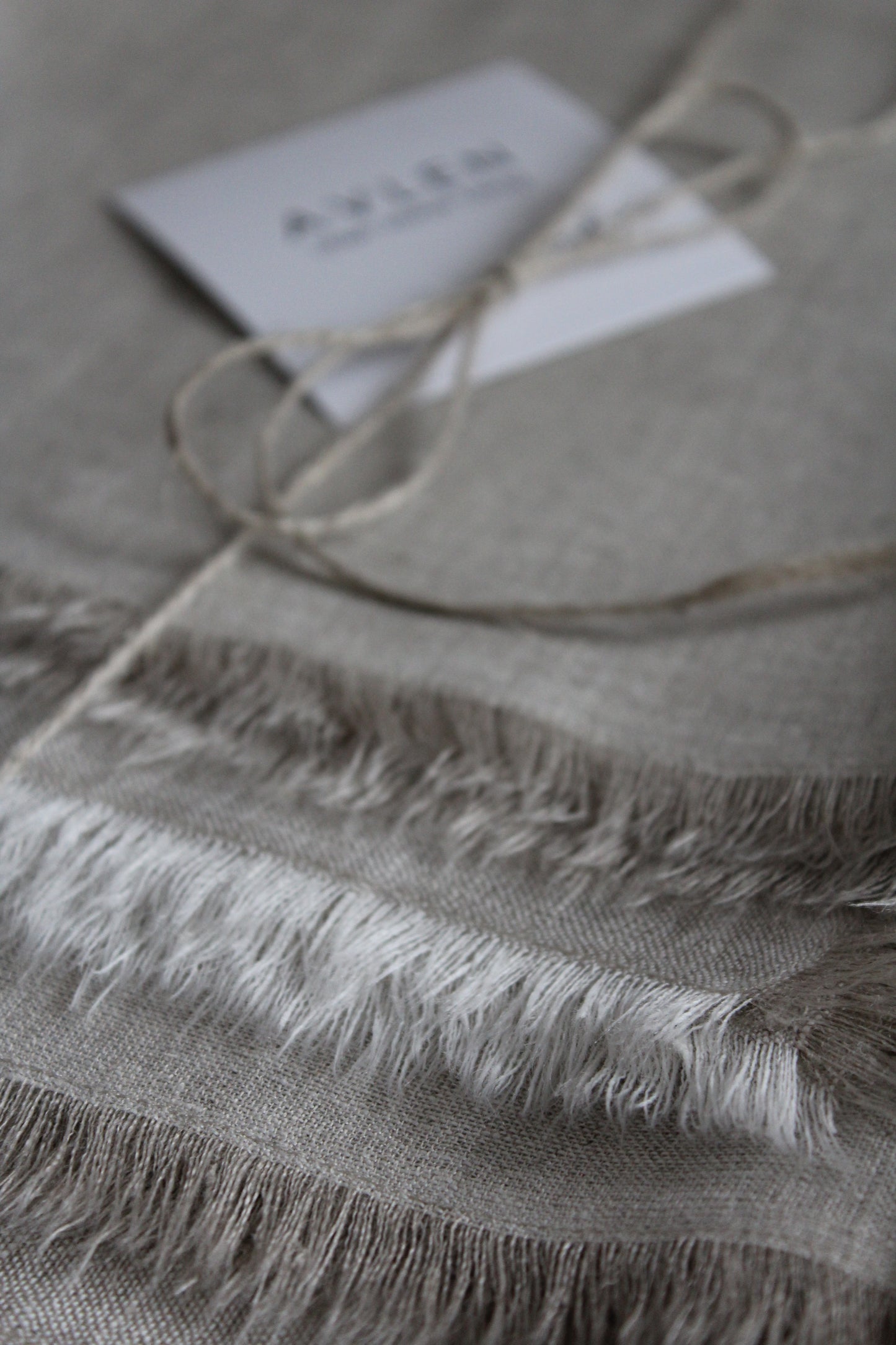 Linen Raw Edge Napkins | 21 colours
