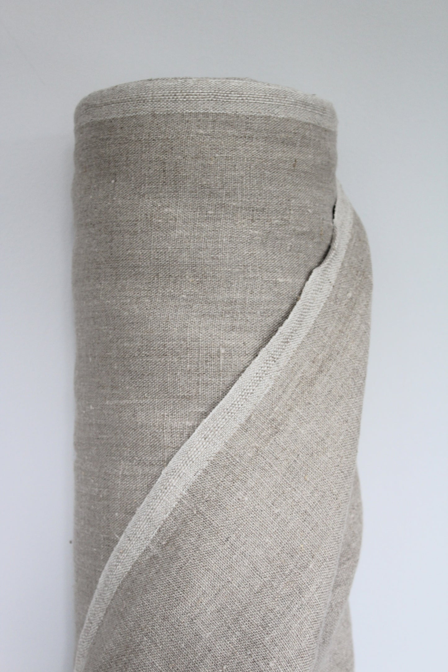 pure natural flax linen sand beige, natural rustic slubby texture, medium weight fabric