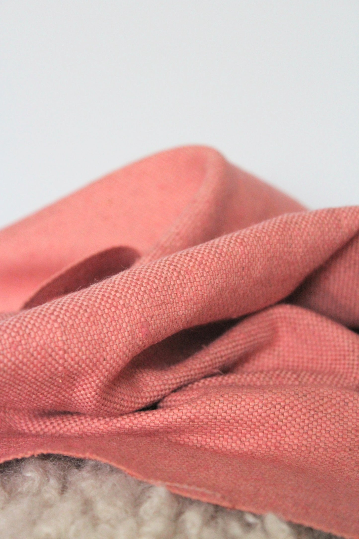 Luna Coral Linen Fabric - AVLEN