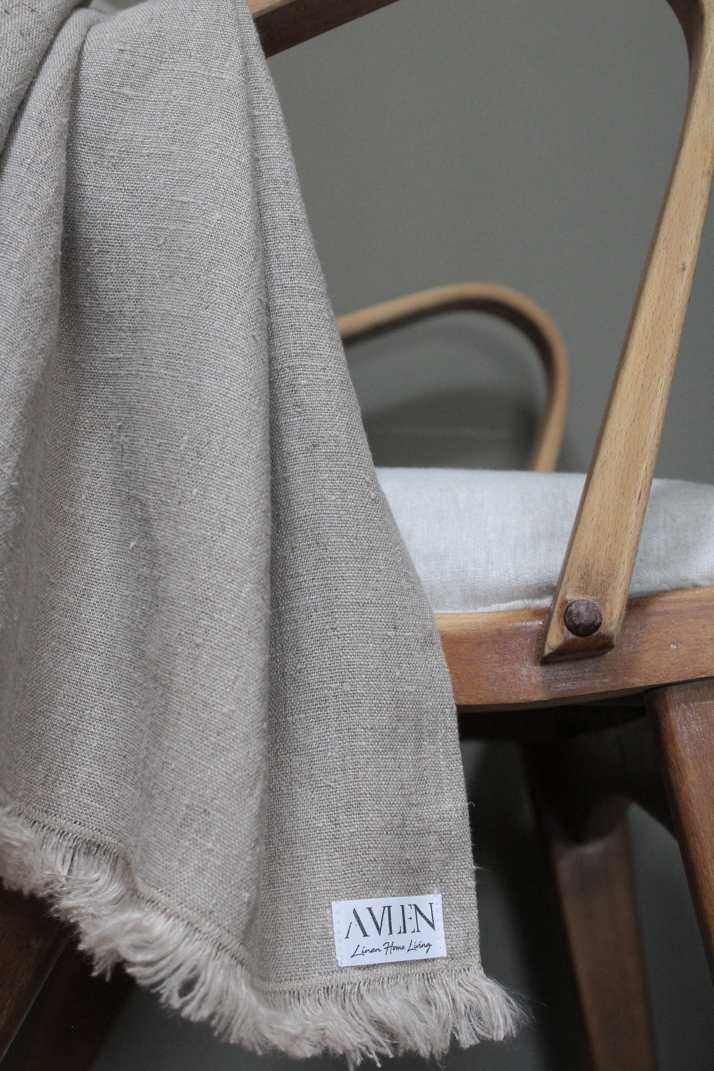 Mira Linen Blanket Throw | 2 colours available - AVLEN