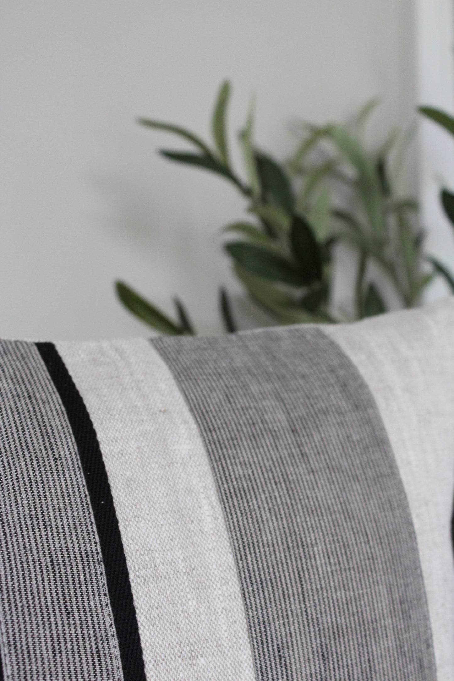 Harris Stripe Linen Cushion Cover - AVLEN
