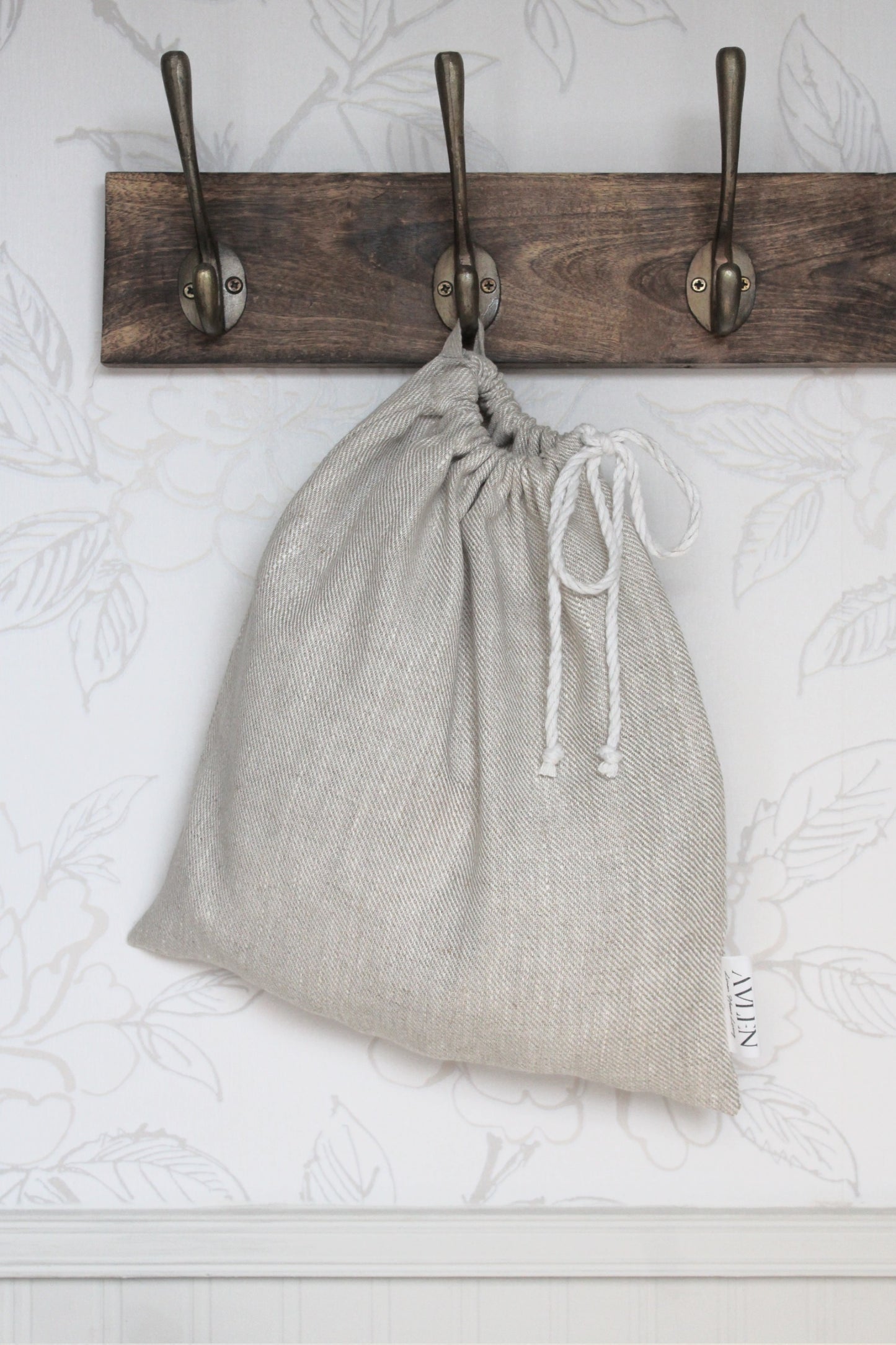 Drawstring Storage Bag | Oatmeal - AVLEN