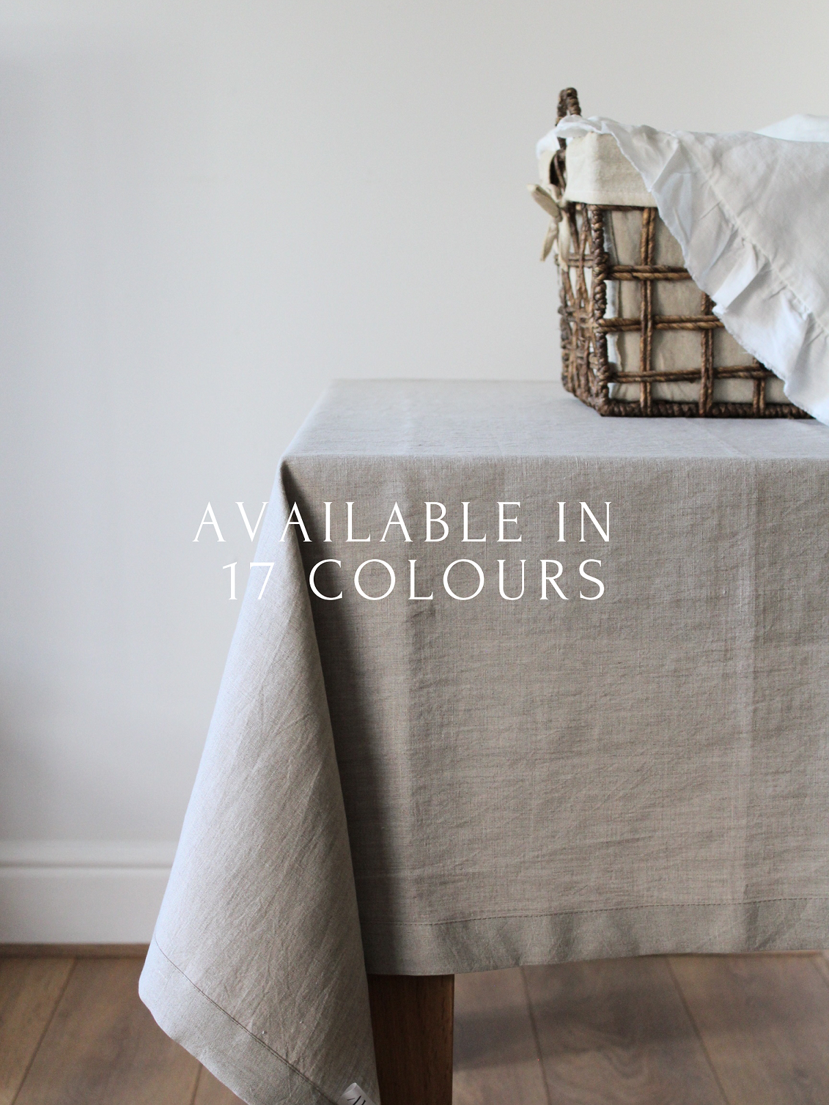 Linen Plain Tablecloth | 21 colours - AVLEN