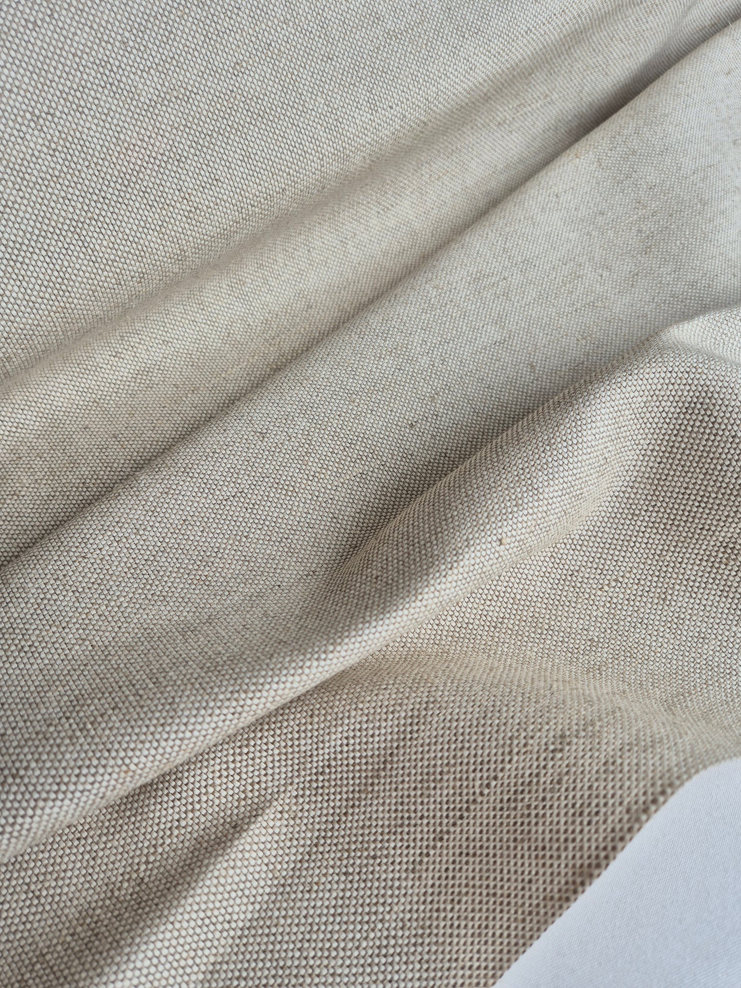 NEW Sara Oatmeal Linen Fabric - AVLEN