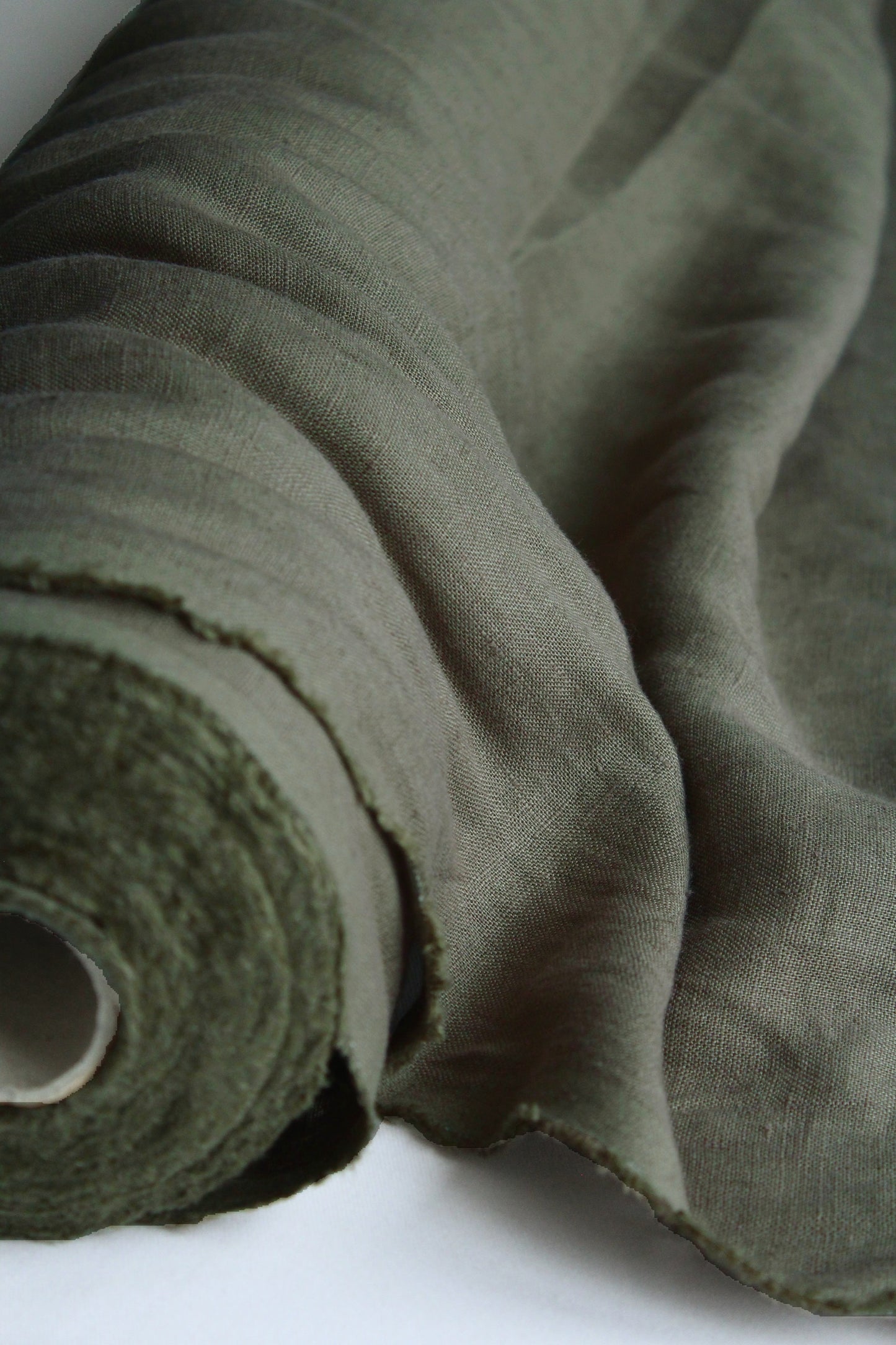 Siena Seaweed Linen Fabric