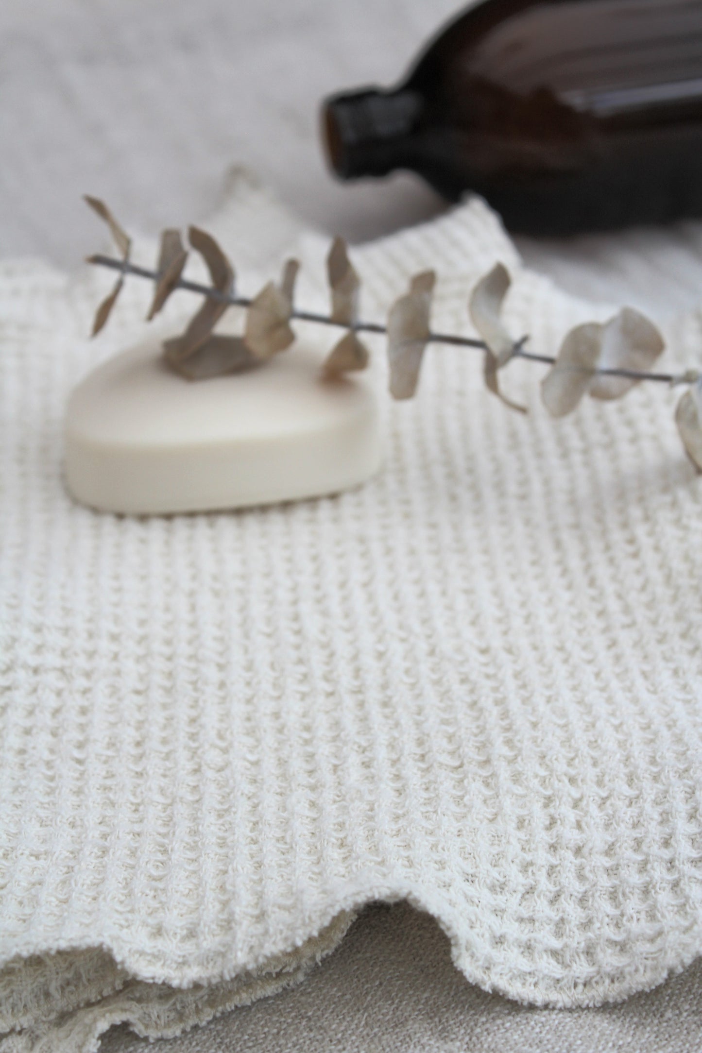Exfoliating Waffle Linen Face Cloths - AVLEN