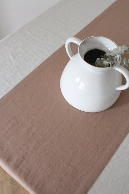 Linen Plain Table Runner | 21 colours - AVLEN