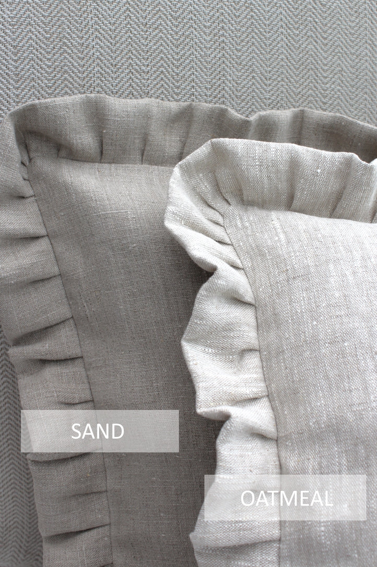 Rufflette Linen Cushion Cover | 2 colours available