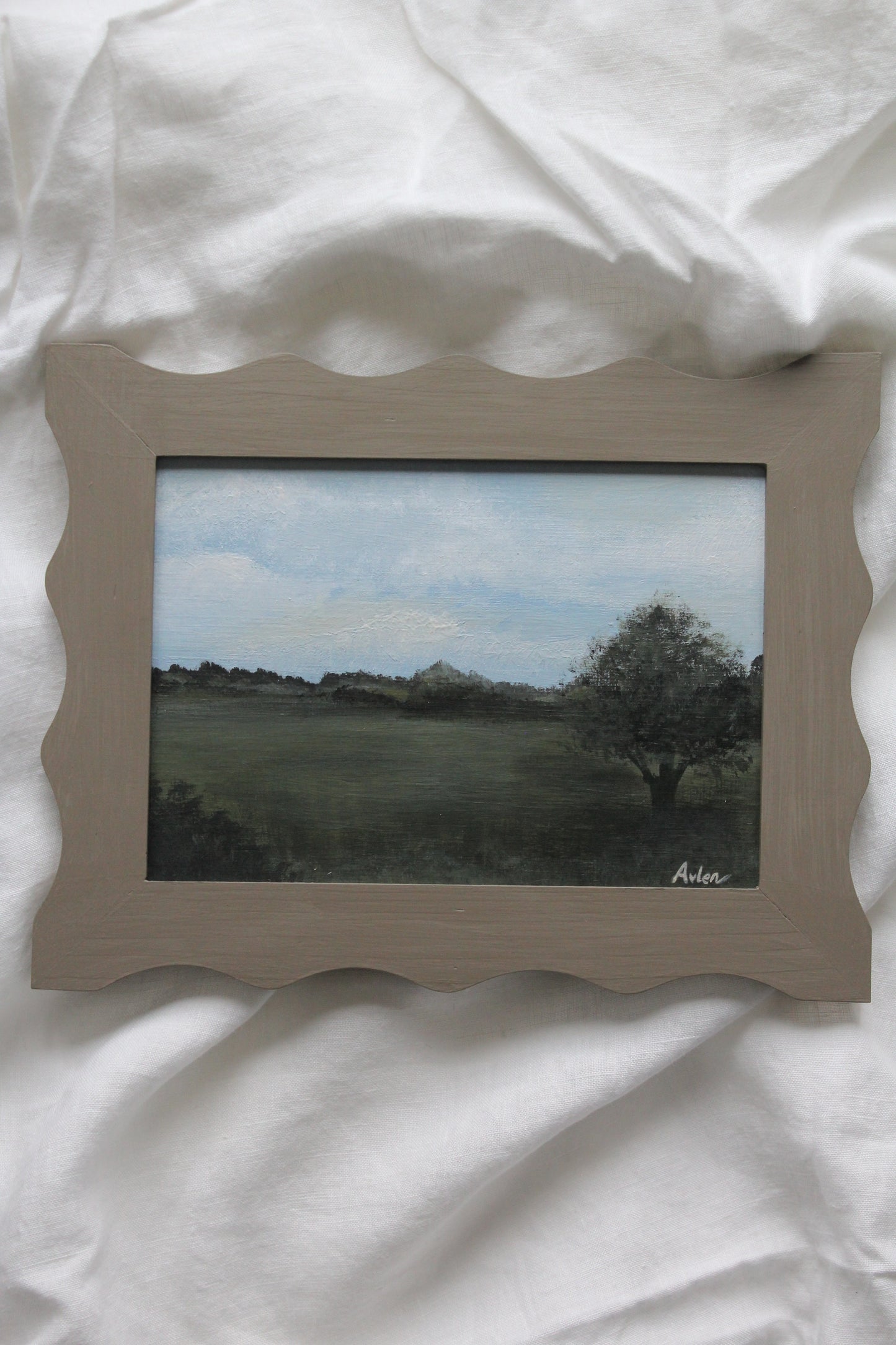 'Story beneath the Oak' (Original acrylic painting) - AVLEN