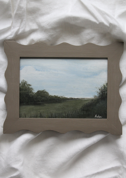 'A walk along the fairway' (Original acrylic painting)