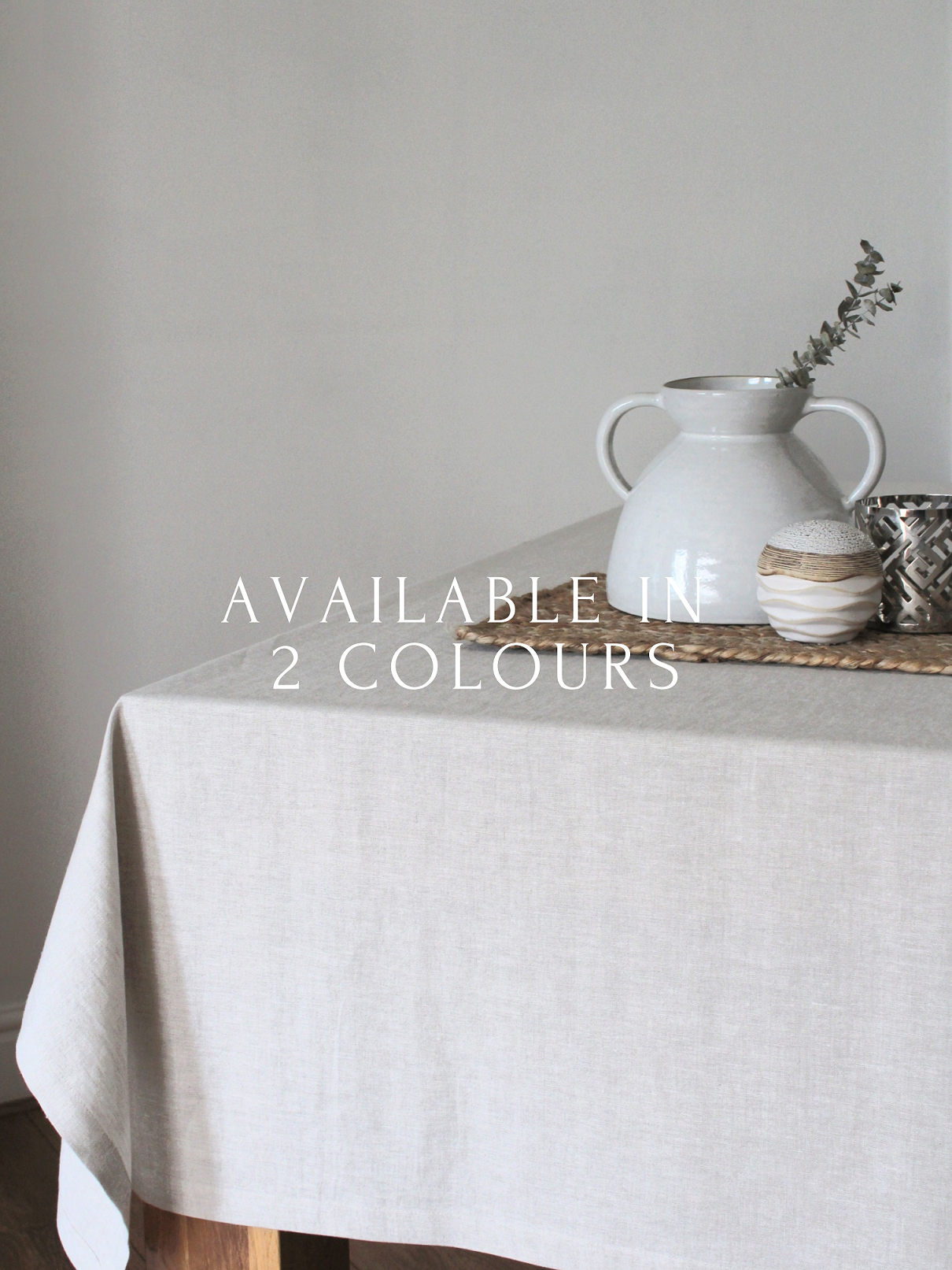 Linen Tablecloth Alma | 2 colours available - AVLEN