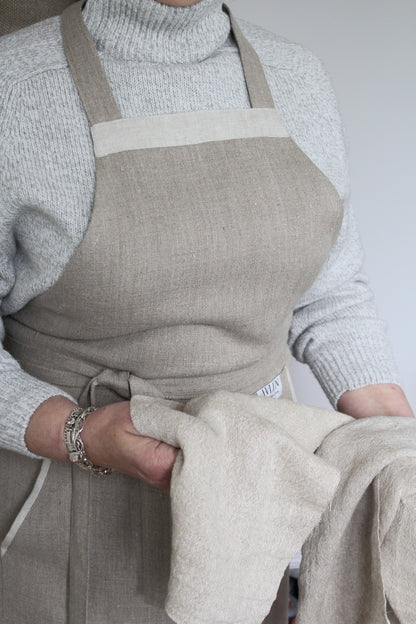 Linen Apron | Sand