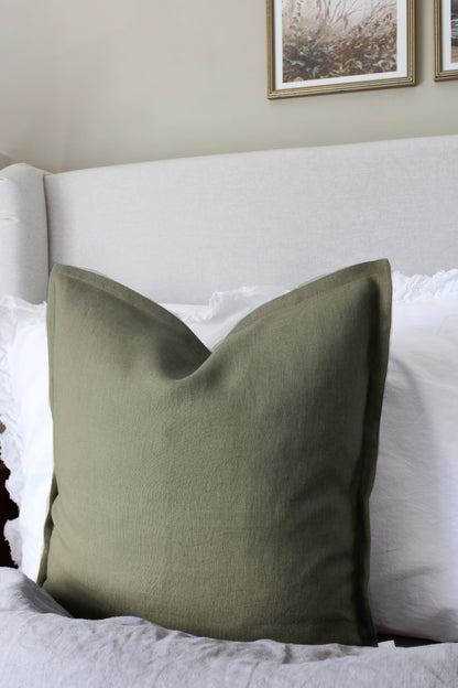 Plain Linen Cushion Cover | 21 colours