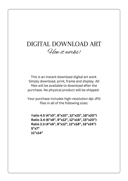 digital download art prints