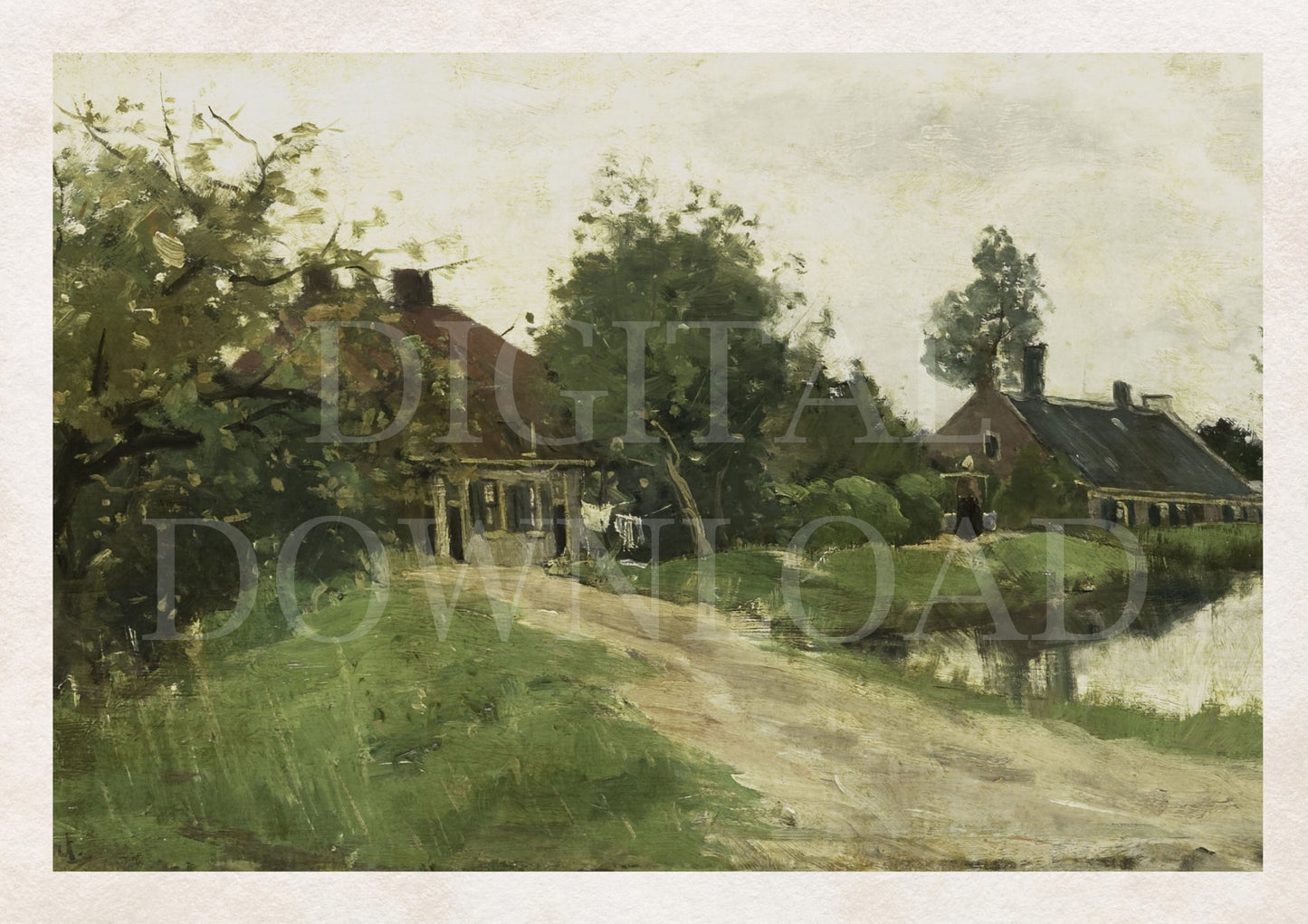 vintage style Farmhouse digital download art work