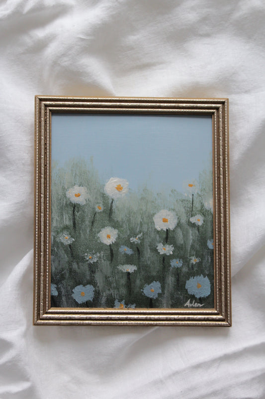 'Summer fields on the Marsh' (Original acrylic painting) - AVLEN