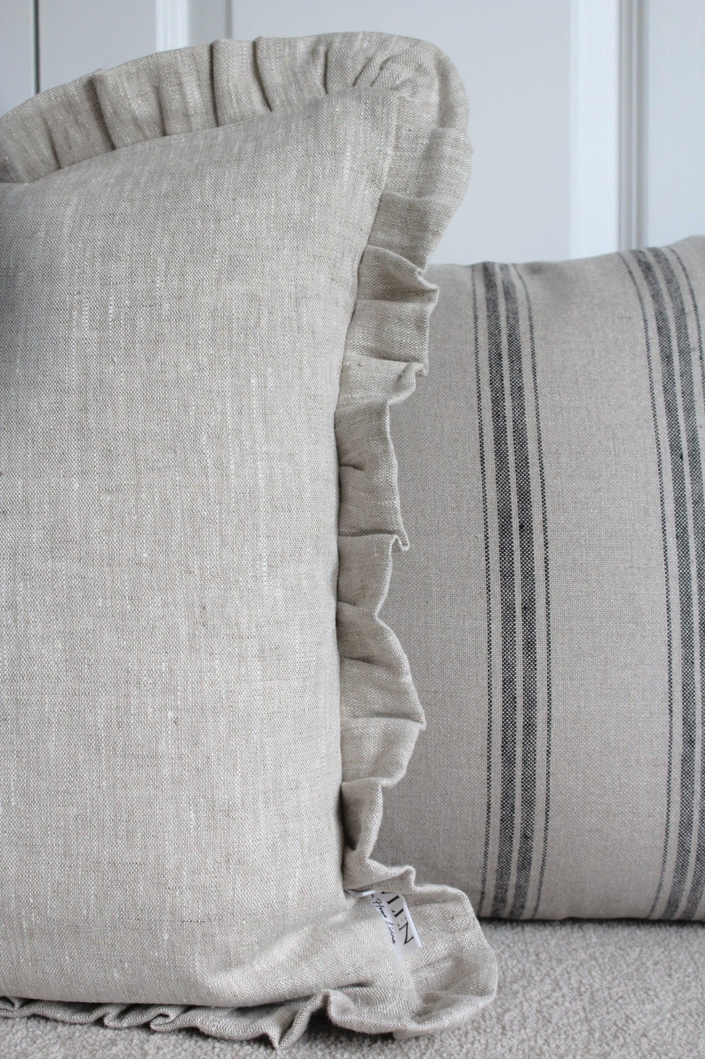 Rufflette Linen Cushion Cover | 2 colours available - AVLEN