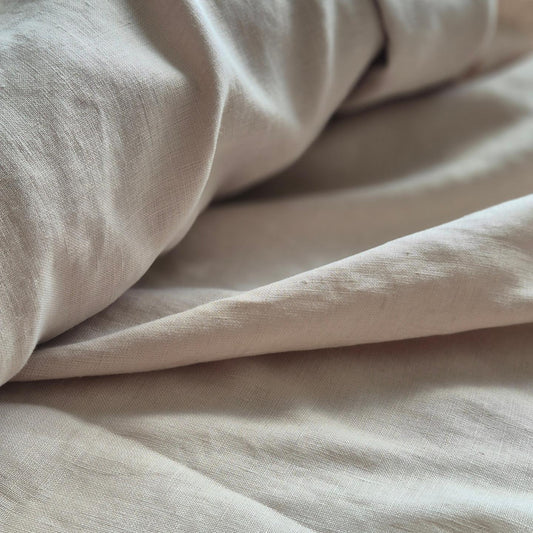 Siena Hummus Linen Fabric - AVLEN