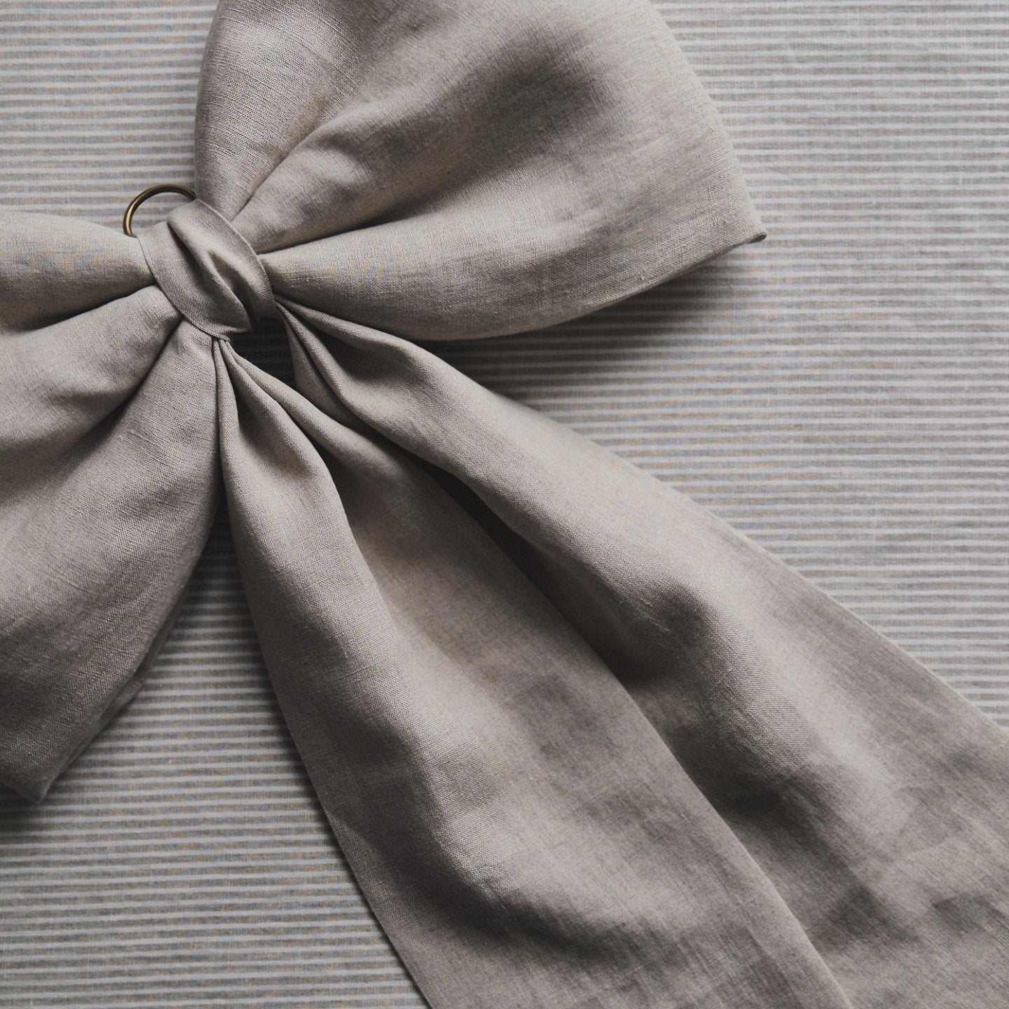 Bespoke Oversized Linen Bow | 21 colours