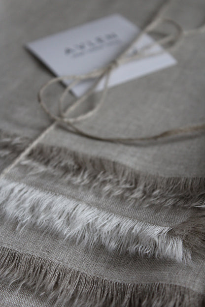 Linen Raw Edge Napkins | 21 colours