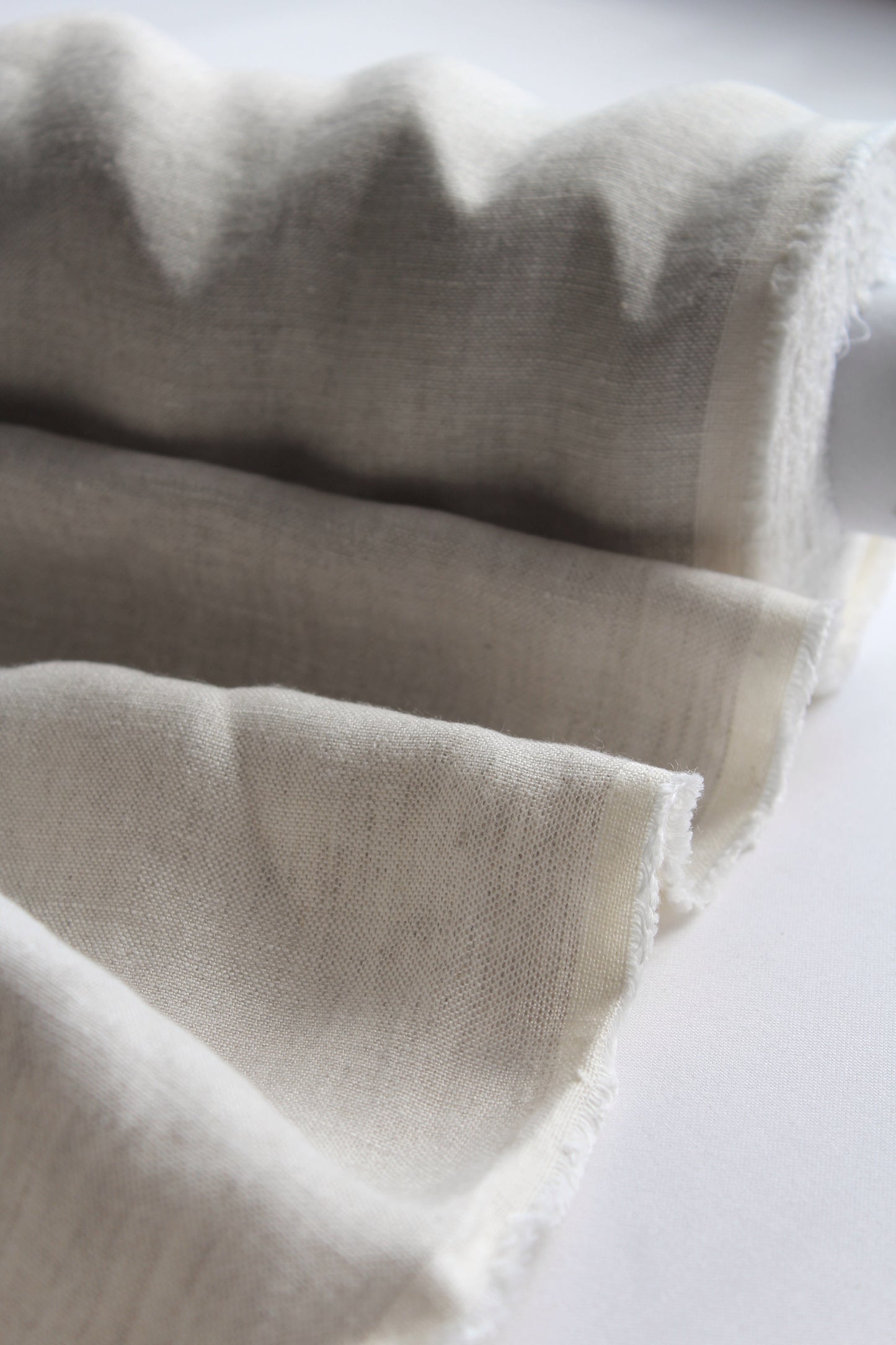 Alma Oatmeal Linen Fabric
