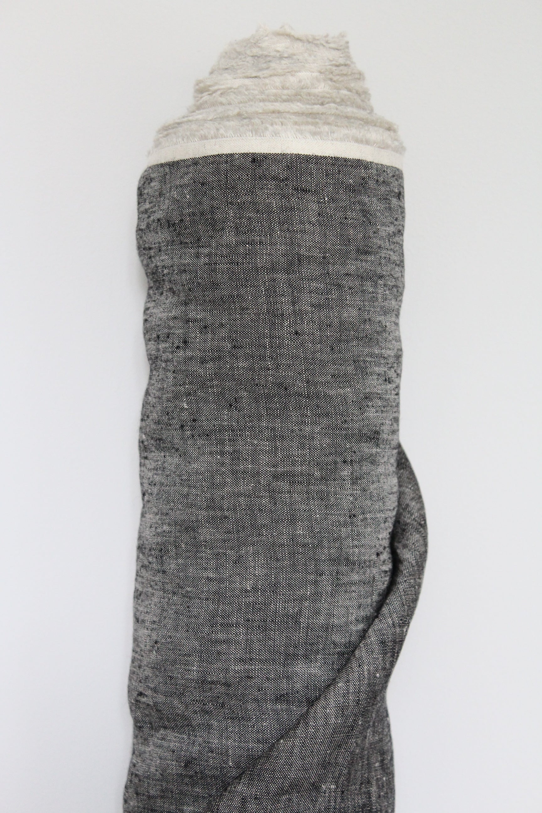 Kira Grey Linen Fabric - AVLEN