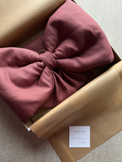 Bespoke Oversized Linen Bow | 21 colours - AVLEN