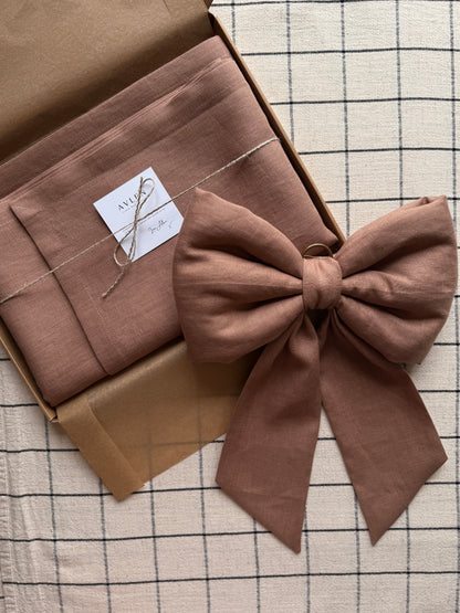 Bespoke Mini Linen Bow | 21 colours - AVLEN