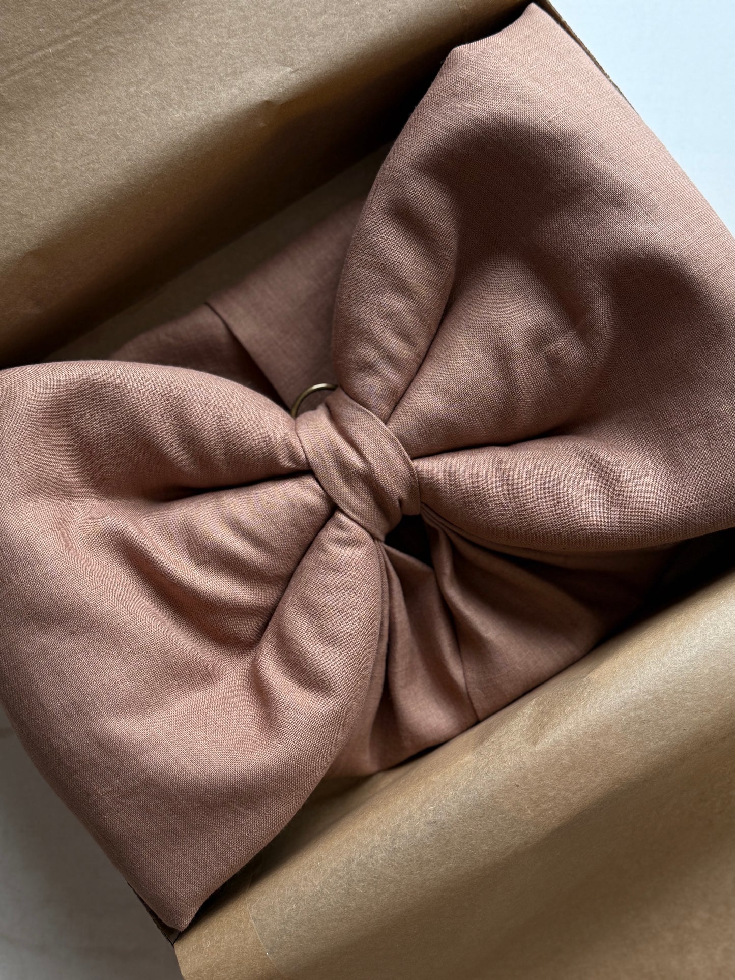 Bespoke Oversized Linen Bow | 21 colours