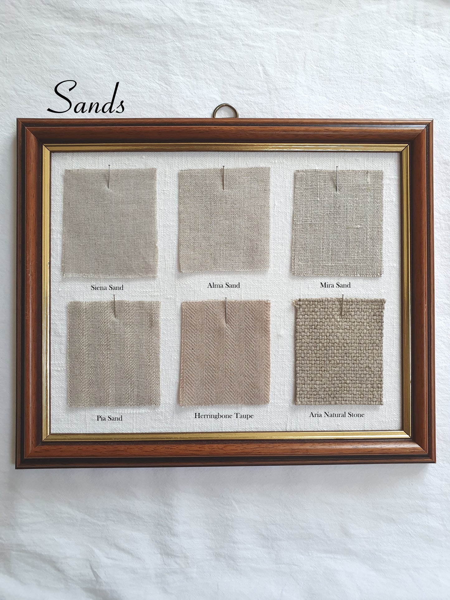 Mira Sand Linen Fabric - AVLEN