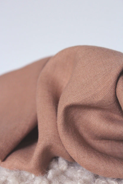 Siena Fawn Linen Fabric - AVLEN