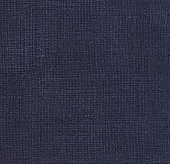 Siena Navy Linen Fabric - AVLEN