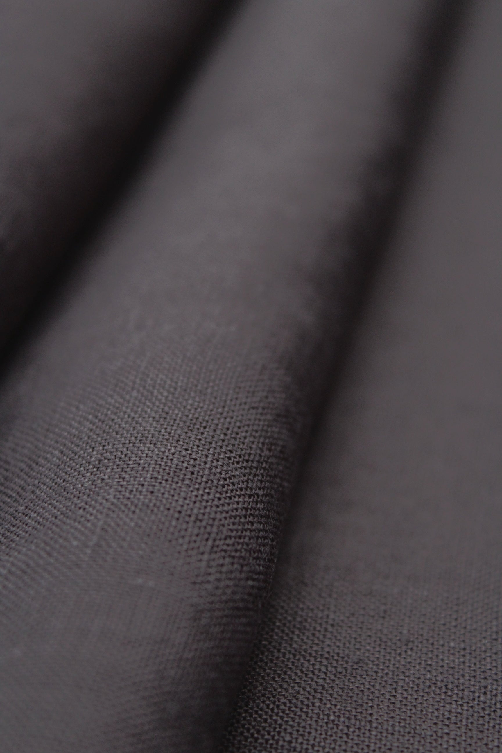 Siena Off Black Linen Fabric - AVLEN