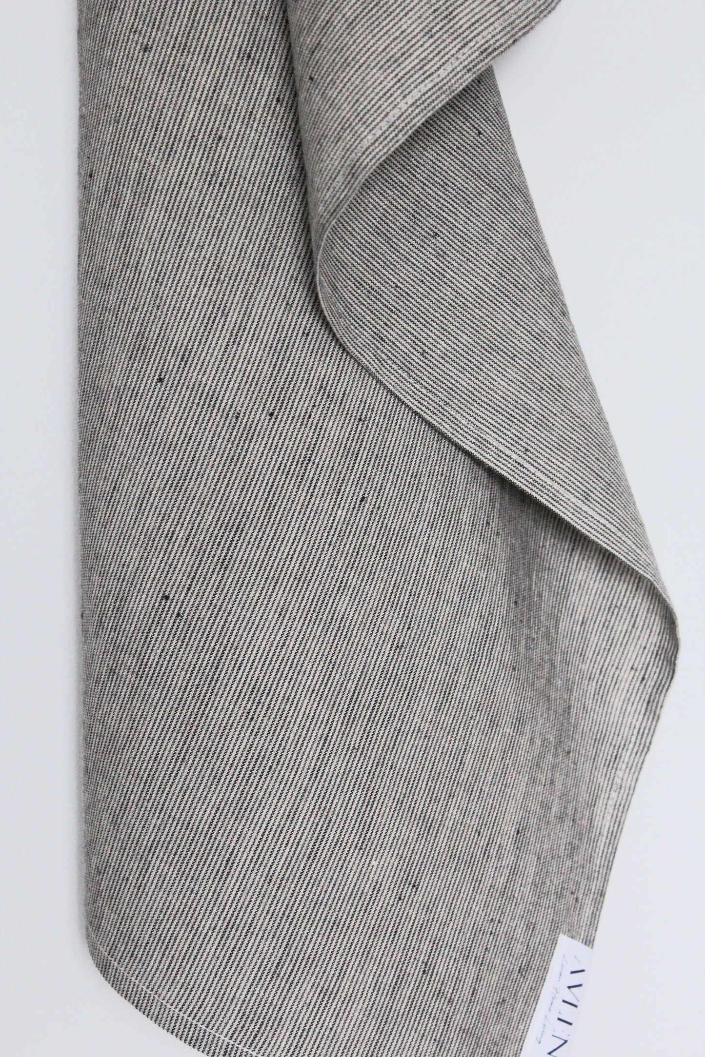 Linen Tea Towel | Mocha Stripe - AVLEN